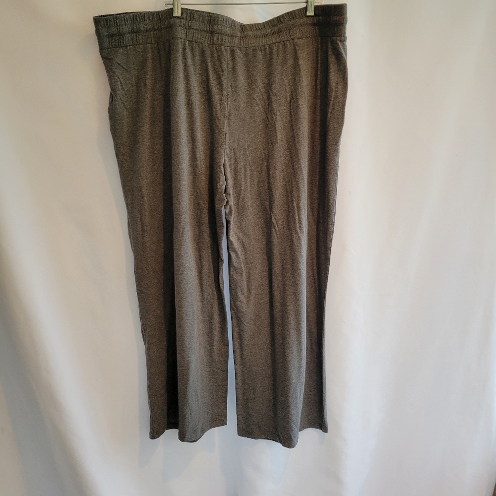 Any Body 3X Grey Drawstring Casual Pants NWOT Side Pockets - Picture 3 of 7